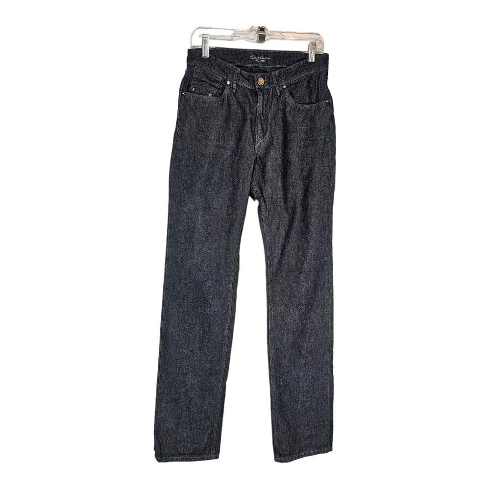 Robert Graham Classic Yates Fit Straight Leg  Blue Gray Jeans Size 30